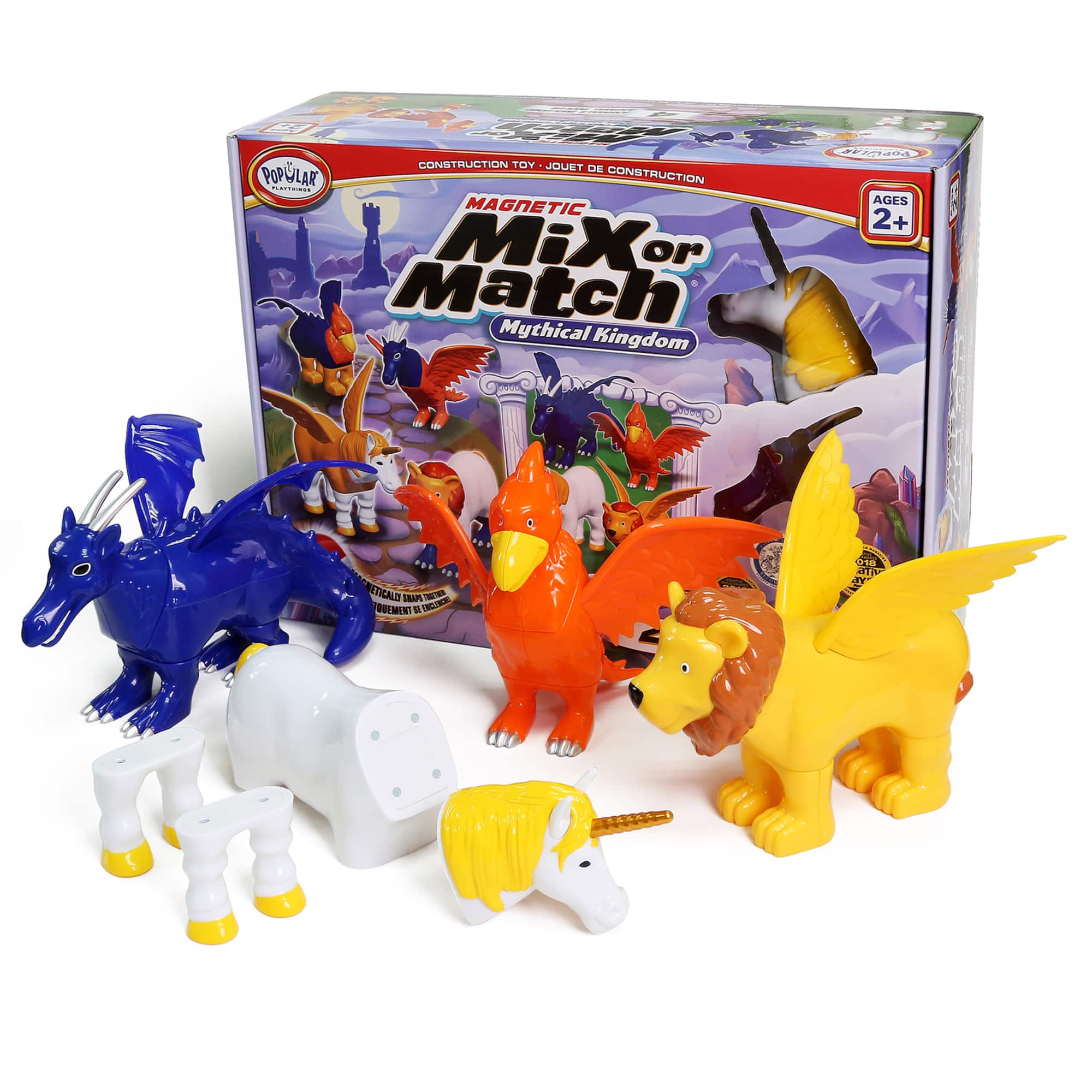 Popular Playthings® Magnetic Mix or Match® Mythical Kingdom Play Set